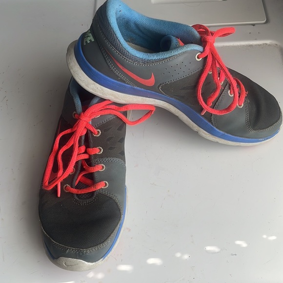 Nike flex trainer 3 armory gray blue running athletic shoes women’s size 7 - Picture 2 of 10